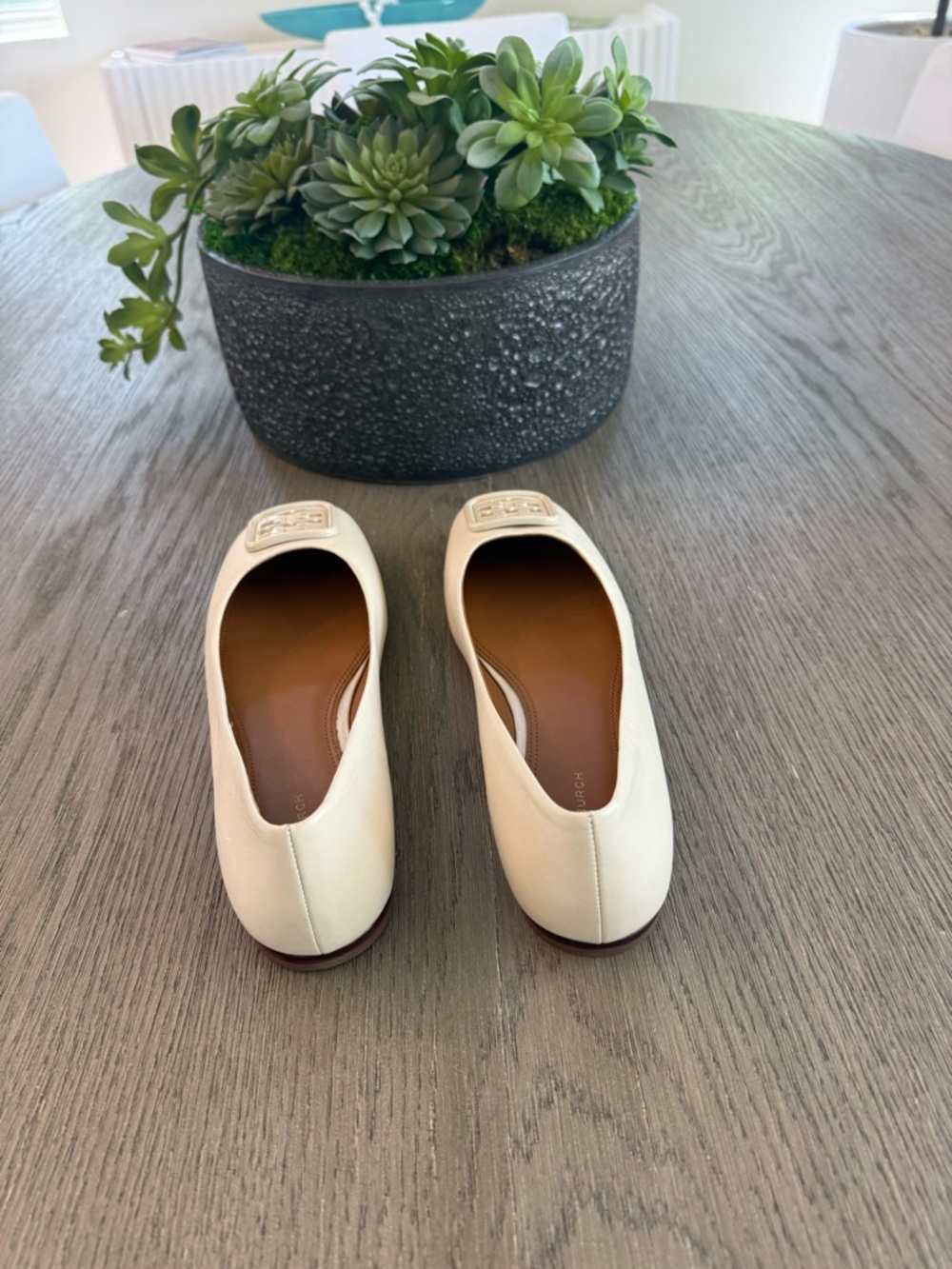 Tory Burch Georgia Square Toe Flat NWT ~ Size 10 - Picture 4 of 7